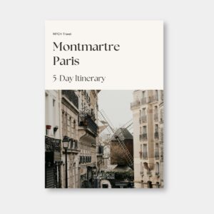 My French Country Home travel itinerary of Montmartre in Paris, France.