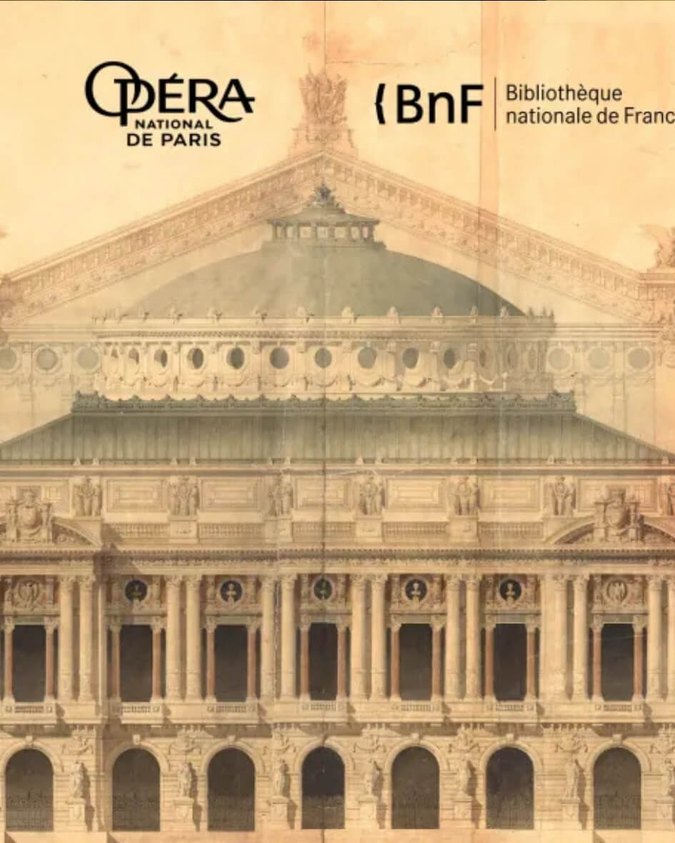 Opera Garnier in partnership with the National Library of France in Paris, France.