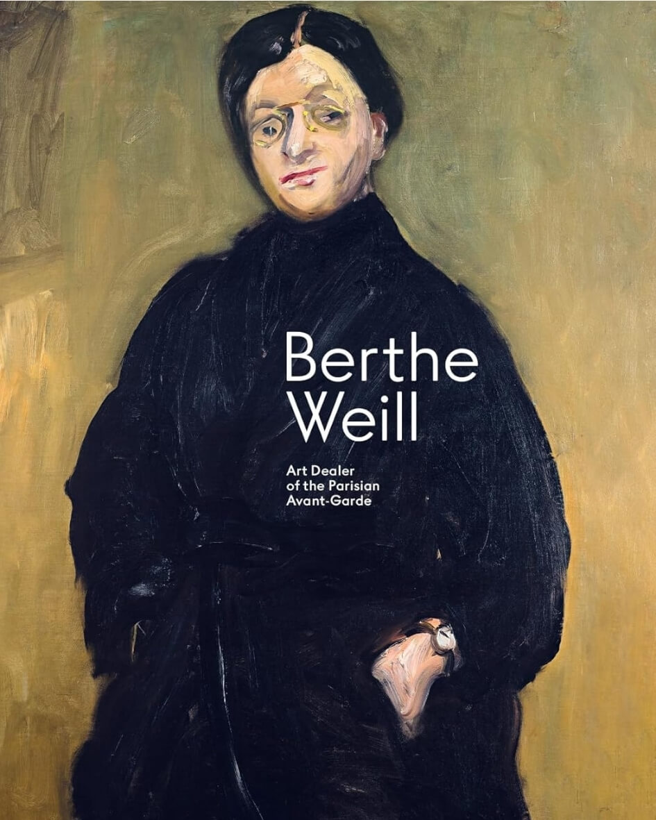Berthe Weill portrait and exhibition poster for l'Orangerie Museum in Paris, France.