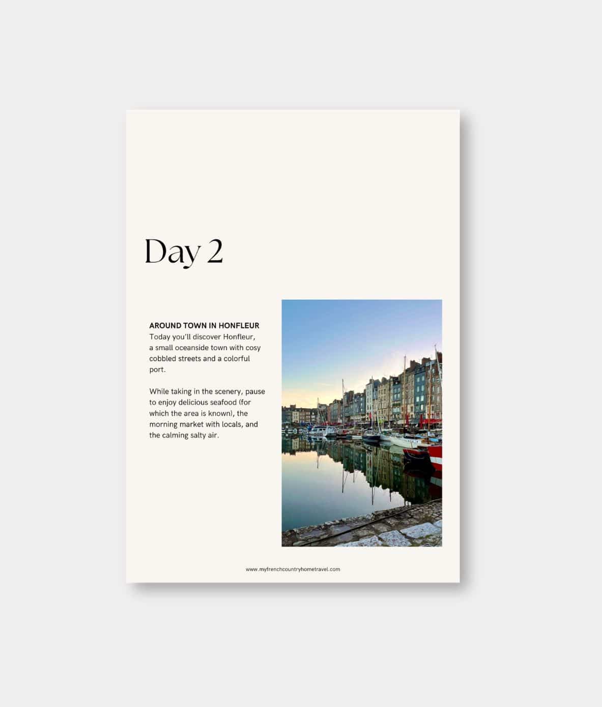 MFCH Normandy travel guide, featuring day 2, exploring Honfleur.